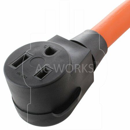 Ac Works 1.5FT 50A RV/ Range/ Generator 14-50 Plug to 6-50R 50A 250V Welder Adapter WD1450650-018